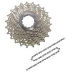 ultegra 10sp cassette en ketting, Fietsen en Brommers, Fietsonderdelen, Ophalen, Zo goed als nieuw, Racefiets, Shimano Ultegra