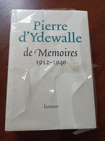 Pierre d'Ydewalle : de Memoires 1912-1940 (Uitg Lannoo - NL)
