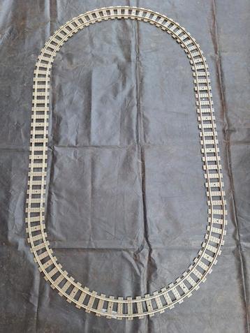 9 volt lego trein baan met metalen strips