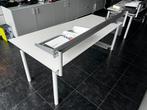 Buro / grijs - nieuwstaat - 3 stuks beschikbaar, Receptie of Entree, Ophalen, Gebruikt, Bureau