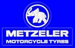 Patch Metzeler Motorcycle Tyres - 105 x 65 mm, Ophalen of Verzenden, Nieuw