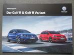 Volkswagen VW Golf R & Variant R 2019 Brochure, Verzenden, Volkswagen