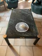 Salontafel- natuurstenen blad, Huis en Inrichting, Ophalen, Gebruikt