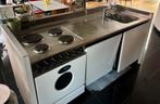 Ilot Cuisine / kitchenette complète, Huis en Inrichting, Ophalen, Gebruikt, Staal of Inox, Wit