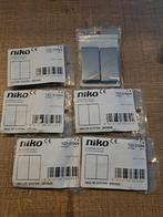 6x Niko 123-31004 Niko Intense bronze, afwerking dubbele ele, Ophalen, Nieuw