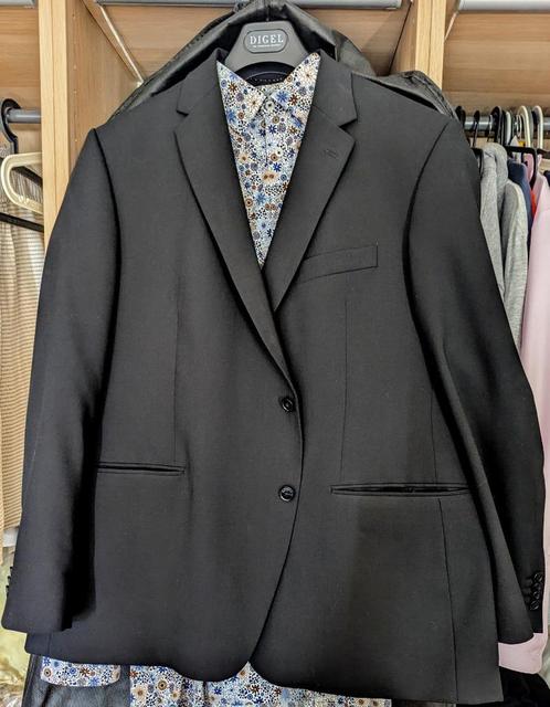 Digel Charcoal pak voor heren, extra groot formaat (3xl 4xl), Kleding | Heren, Kostuums en vesten, Zo goed als nieuw, Overige maten