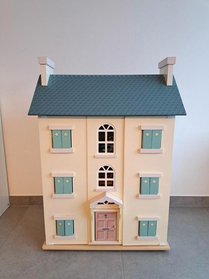 Houten poppenhuis - Le Toy Van - diverse inrichting, Enfants & Bébés, Jouets | Maisons de poupées, Utilisé, Maison de poupées