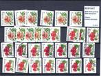 lot bloemen nrs. 2850 en 1854 - gestempeld, Met stempel, Verzenden, Frankeerzegel, Gestempeld