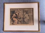 T.A.Steinlen - Beau Dessin à l'Encre (signé) (1890), Ophalen of Verzenden