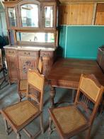 Eiken art deco eetkamer, Antiek en Kunst, Ophalen