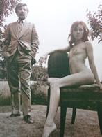 KARIN SZEKESSY / NAAKT ZELFPORTRET / ZW-W ZEEFDRUK / 65x50cm, Ophalen of Verzenden