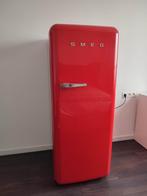 Koelkast SMEG FAB28RRD5 met vriesvak, Ferrari Rood, Elektronische apparatuur, Ophalen, Zo goed als nieuw, Met vriesvak