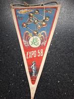 Souvenir vlag vaantje expo58 Brussel Atomium Manneke Pis, Diversen, Vlaggen en Wimpels, Ophalen of Verzenden, Gebruikt