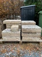 14 betondallen - aanleg tuinpad, Tuin en Terras, Tegels en Klinkers, Ophalen, Gebruikt, Overige typen, Minder dan 5 m²