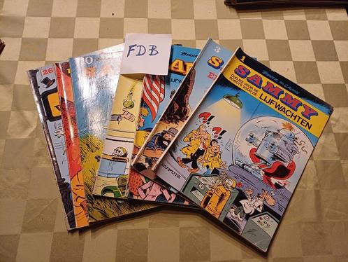 Strips van Sammy (8 stuks), Boeken, Stripverhalen, Gelezen, Meerdere stripboeken, Ophalen of Verzenden