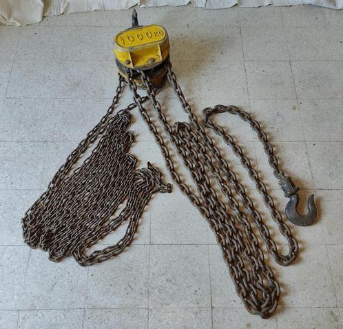 Takel 1000 kg / kettingen / kettingspanners, Doe-het-zelf en Bouw, Lieren en Takels, Gebruikt, Handmatig, Ophalen