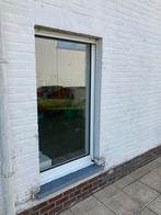 Aluminium wit raam, Doe-het-zelf en Bouw, Dubbelglas, 80 tot 120 cm, Gebruikt, 160 cm of meer