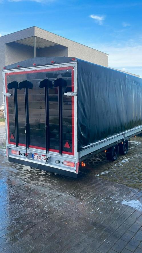 Saris geslopen aanhanger 2mx5m met oprij ramp, Auto diversen, Aanhangers en Bagagewagens, Ophalen of Verzenden