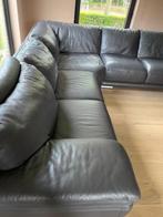 Lederen Salon - Gratis afhalen, Huis en Inrichting, Ophalen, Gebruikt, Leer, Lederen salon
