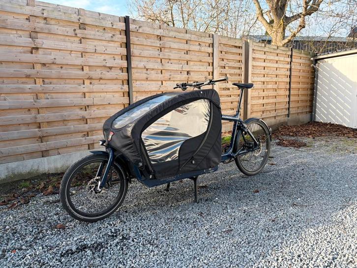 Bullitt Moondog, Fietsen en Brommers, Fietsen | Bakfietsen, Gebruikt, Overige merken, 2 kinderen, Huif, Ophalen