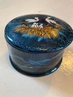 Porselein potje ooievaarsnest stijl elzas, Enlèvement ou Envoi, Comme neuf, Porcelaine