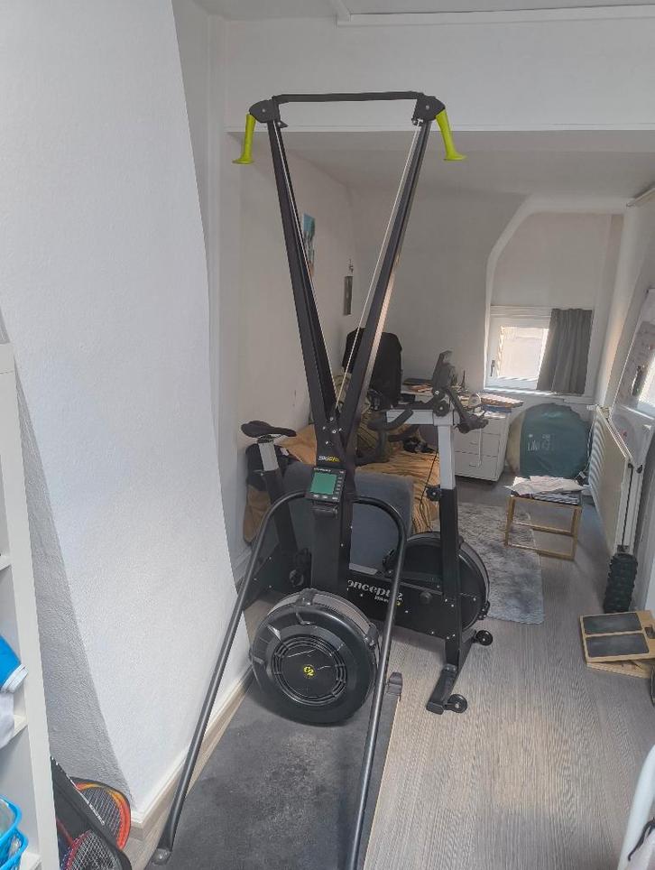 Skierg Concept2 met vloerstandaard, Sport en Fitness, Fitnessmaterialen, Zo goed als nieuw, Overige typen, Ophalen