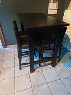 Table haute avec chaises à vendre, Ophalen, Overige materialen, Minder dan 50 cm, 100 tot 150 cm