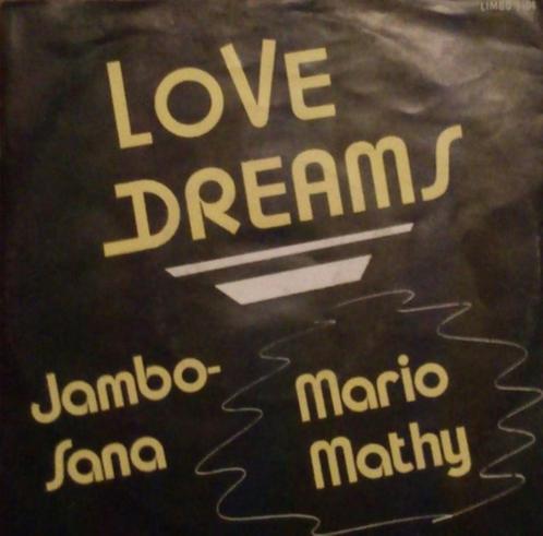 vinyl:  MARIO MATHY - JAMBOSANA / LOVE DREAMS, Cd's en Dvd's, Vinyl | Pop, Gebruikt, 1980 tot 2000, Overige formaten, Ophalen of Verzenden