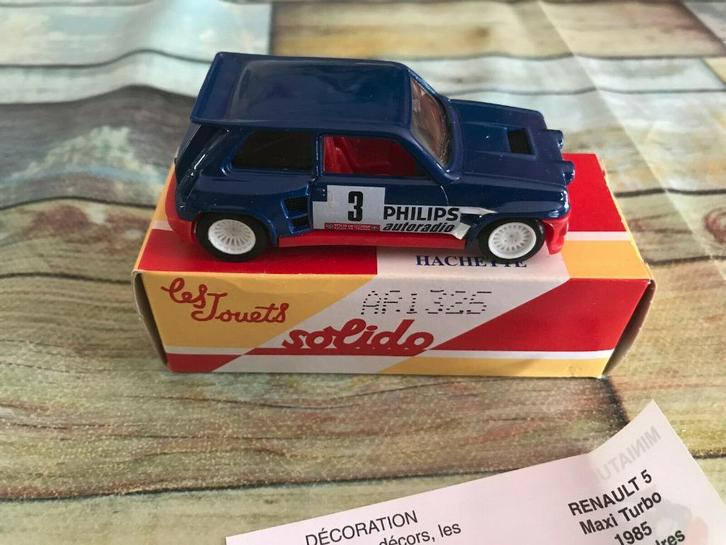 RENAULT R5 Maxi Turbo 1985 Rallye 1/43 SOLIDO Neuve + Boite, Hobby en Vrije tijd, Modelauto's | 1:43, Nieuw, Auto, Solido, Ophalen of Verzenden