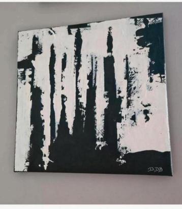 uniek canvas 49×49cm beschikbaar voor biedingen