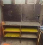 Établi garage en fer et panneaux de fond, Enlèvement, Comme neuf