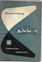 Nederlandstalige handleiding VW Type 1 Ovaal Zwitter 1953, Ophalen of Verzenden