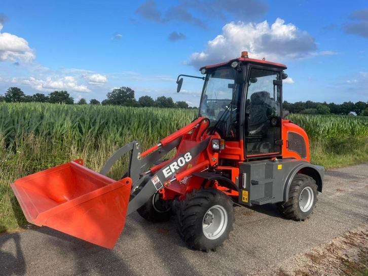 Everun ER08 nieuwstaat kniklader - Shovel, Zakelijke goederen, Machines en Bouw | Overig, Ophalen