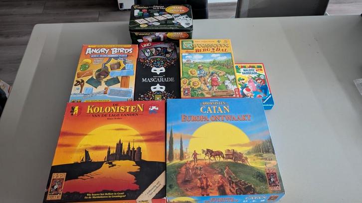 Een paar gezelschapspellen, Hobby en Vrije tijd, Gezelschapsspellen | Bordspellen, Gebruikt, Ophalen
