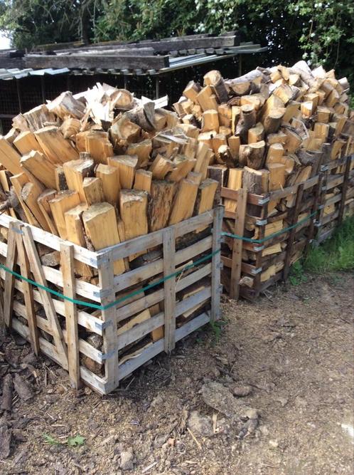 Gekloven brandhout ceder, Tuin en Terras, Brandhout, Blokken, Overige houtsoorten, Ophalen
