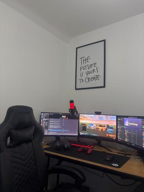 Volledige gaming setup, Computers en Software, Desktop Pc's, Zo goed als nieuw, Gaming, Ophalen