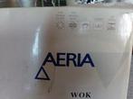 Aria wok 36cm edelstaal, Ophalen, Inox, Nieuw, Keramische plaat