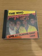 CD - The Who - Live at Filmore fest, Cd's en Dvd's, Ophalen of Verzenden, Zo goed als nieuw, Overige genres