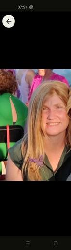 Blonde pruik (echt haar) halflang, Ophalen