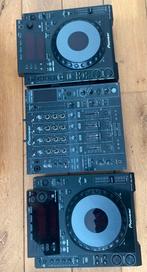 Pioneer 2x CDJ-900 1x DJM-800 incl. flightcase, Muziek en Instrumenten, Dj-sets en Draaitafels, Gebruikt, Ophalen of Verzenden