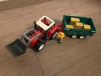 A vendre tracteur Playmobil avec remorque, Enlèvement ou Envoi, Comme neuf
