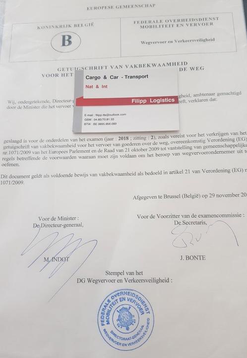 Vervoersmanager, Diensten en Vakmensen, Koeriers, Chauffeurs en Taxi's