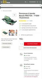 Ponceuse à bande Bosch PBS 75 A (Comme neuf)