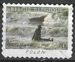 Belgie 2010 - Yvert 4053 /OBP 4072 - Jean-Michel Folon (ST), Timbres & Monnaies, Timbres | Europe | Belgique, Oblitéré, Art, Affranchi