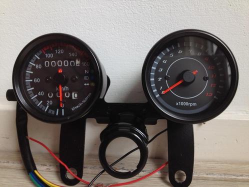 tellerset kilometerteller/toerenteller cockpit zwart, Motoren, Onderdelen | Honda, Nieuw, Ophalen of Verzenden