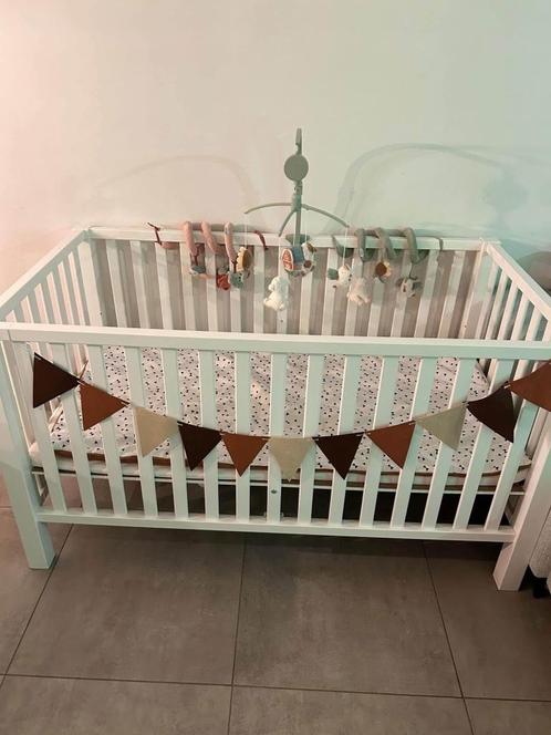 Tweelingpark, Kinderen en Baby's, Babyparken, Zo goed als nieuw, Rechthoekig, In hoogte verstelbaar, Boxkleed, Ophalen