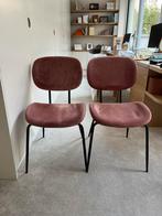 2 x Chaises HK living - velvet sable, Maison & Meubles, Chaises, Sobre et elegant, Deux, Enlèvement, Utilisé