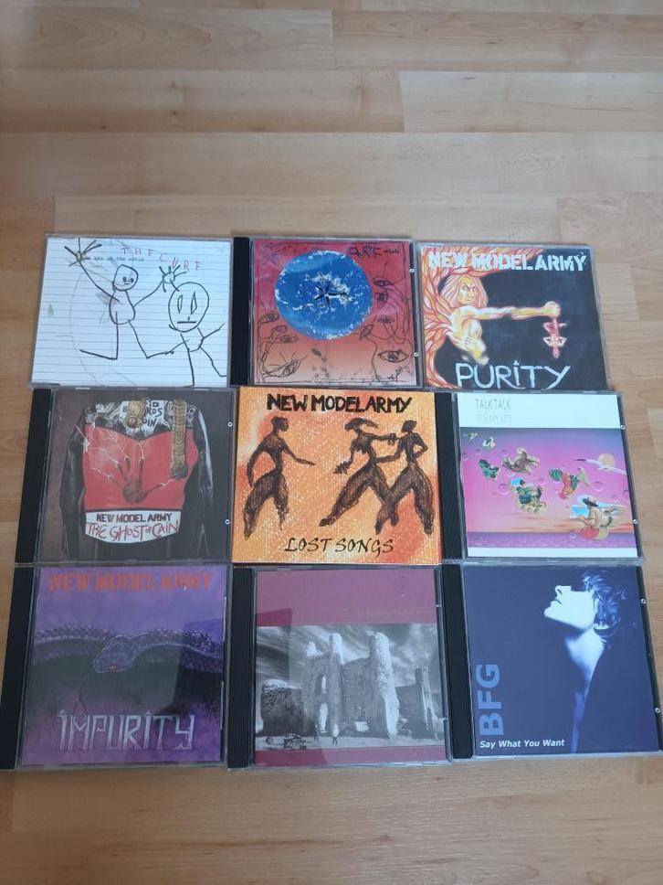 9 CDs - post-punk , new wave, CD & DVD, CD | Rock, Utilisé, Alternatif, Enlèvement ou Envoi