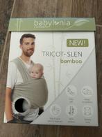 Draagdoek tricot slen bamboo babylonia - kleur: water mint, Ophalen, Gebruikt, Draagdoek