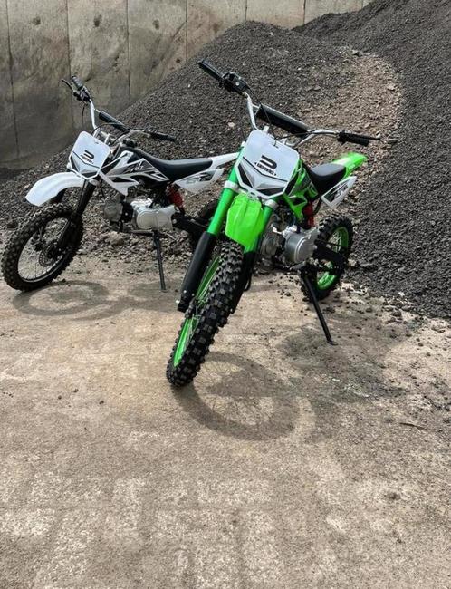 Nieuwe 125cc pitbikes! Uit voorraad leverbaar., Vélos & Vélomoteurs, Cyclomoteurs | Cyclomoteurs de cross, Comme neuf, Enlèvement ou Envoi